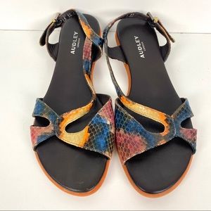 Audley London leather sandals